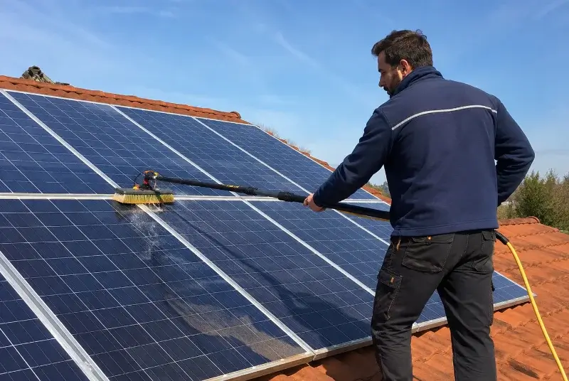 Nettoyage et entretien de panneaux solaires à Faymoreau